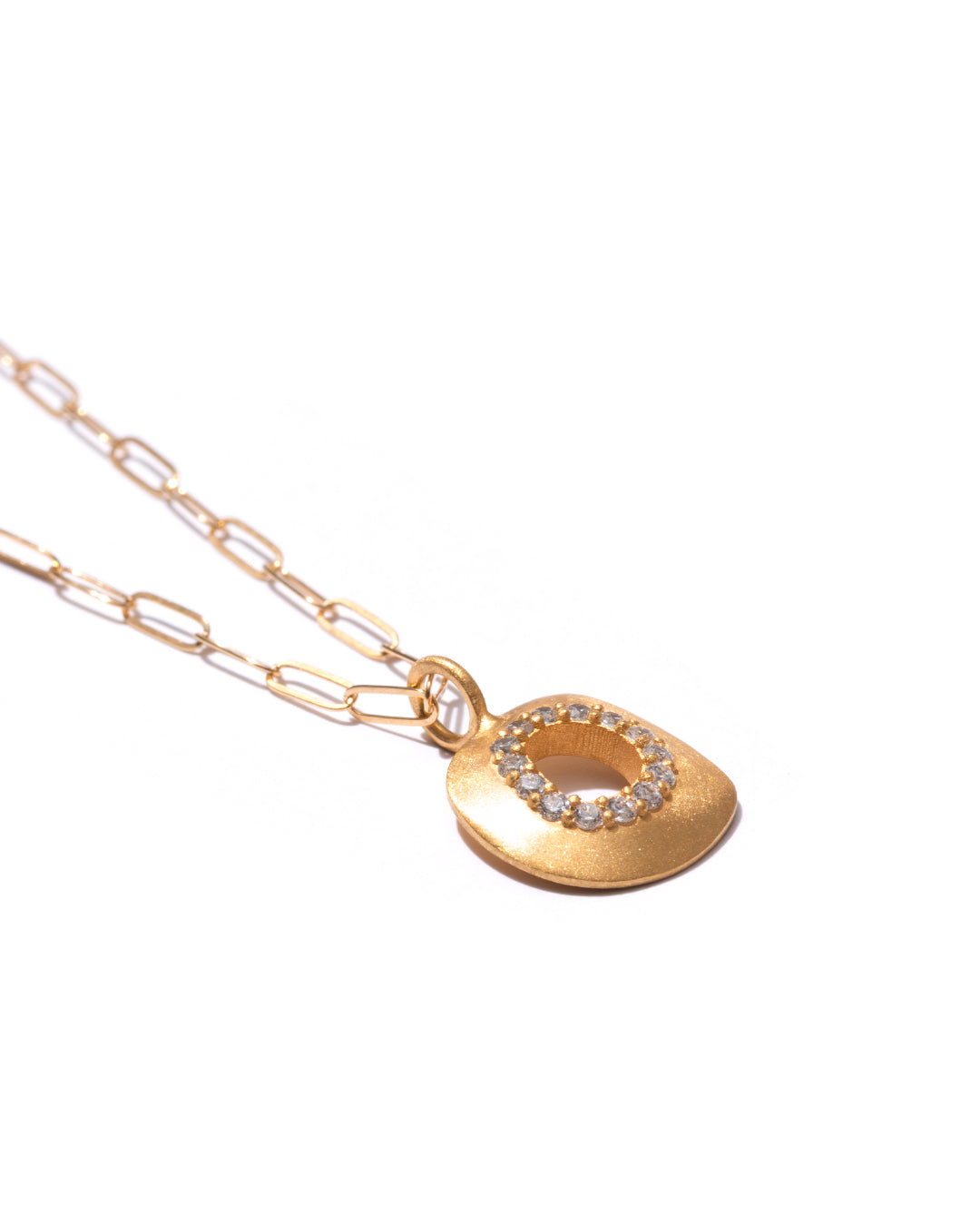 RAW-STONE CHARM - Cubic Zirconia -  #455