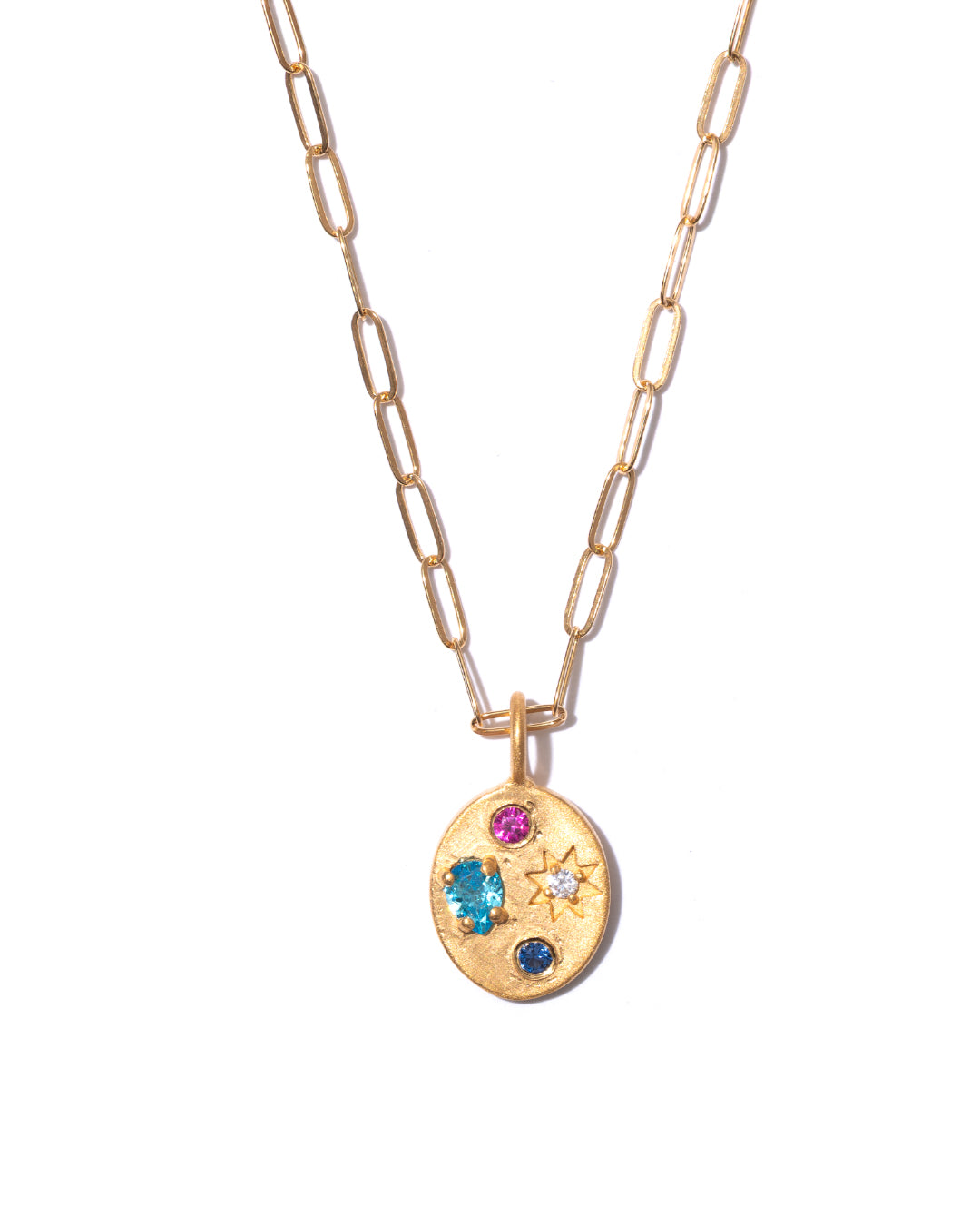 RAW-STONE CHARM - Topaz -  #597