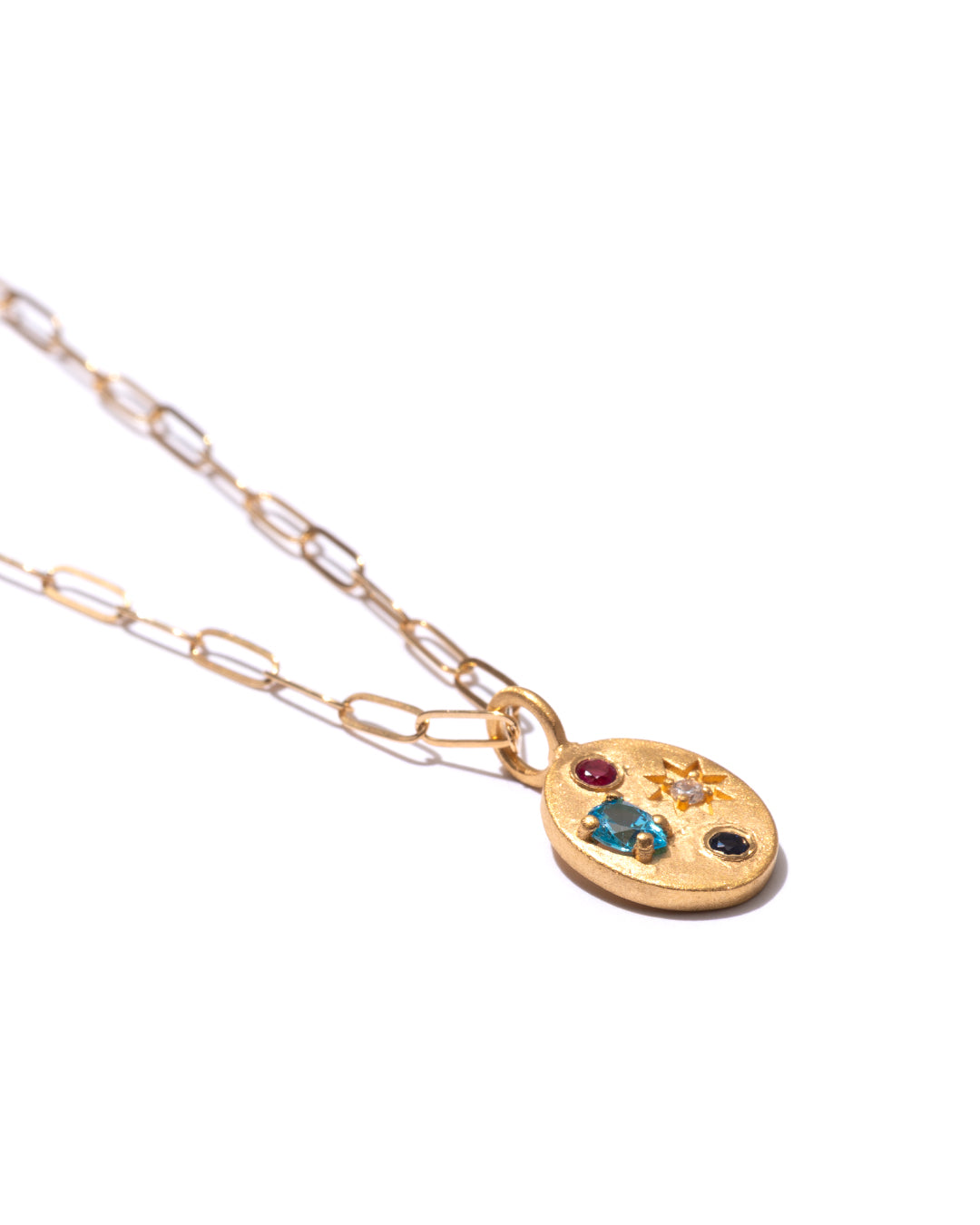 RAW-STONE CHARM - Topaz -  #597