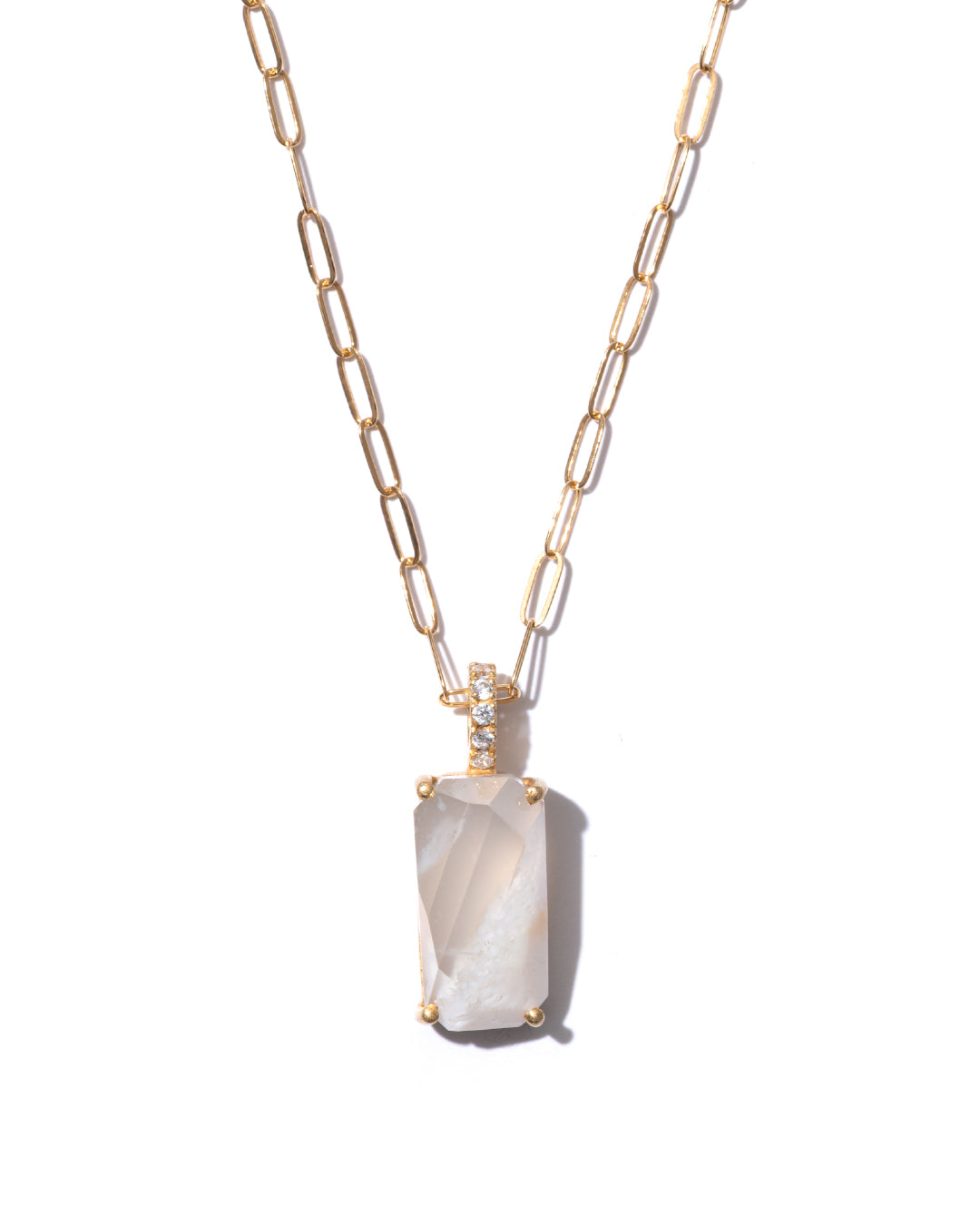 RAW-STONE CHARM - Agate -  #662