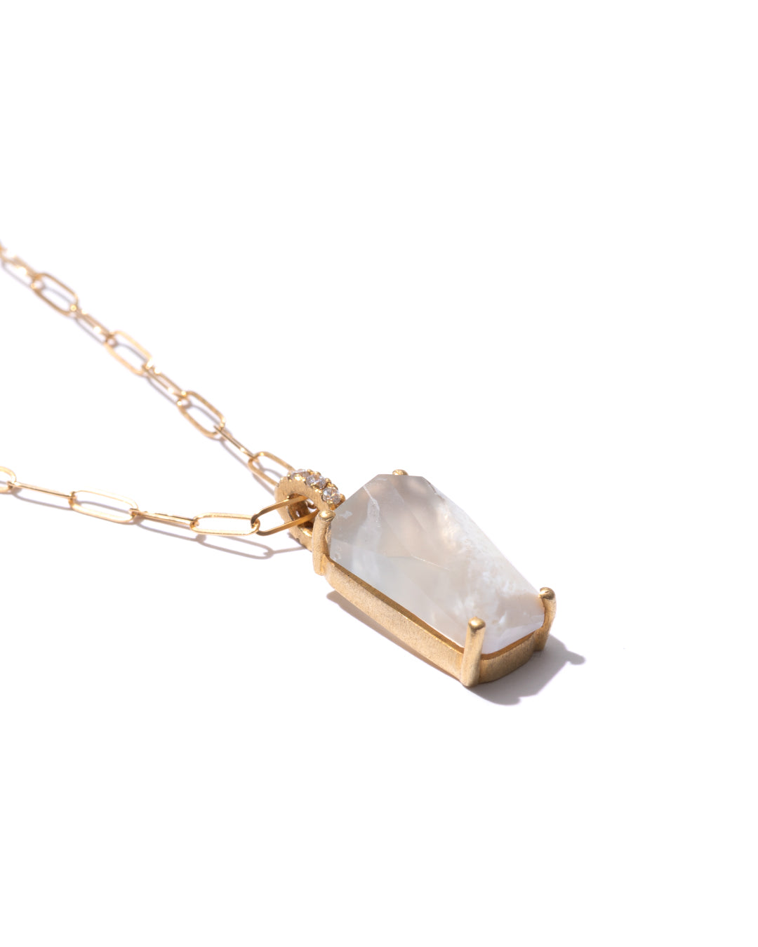 RAW-STONE CHARM - Agate -  #662