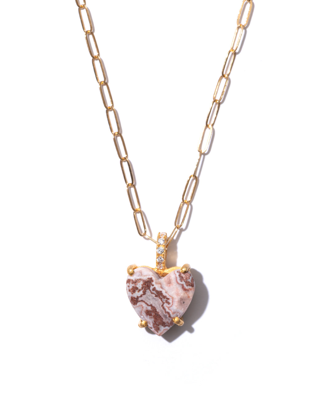 RAW-STONE CHARM - Rosita Jasper -  #669