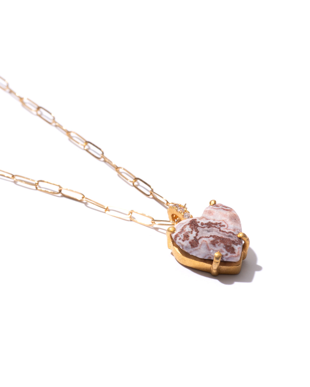 RAW-STONE CHARM - Rosita Jasper -  #669