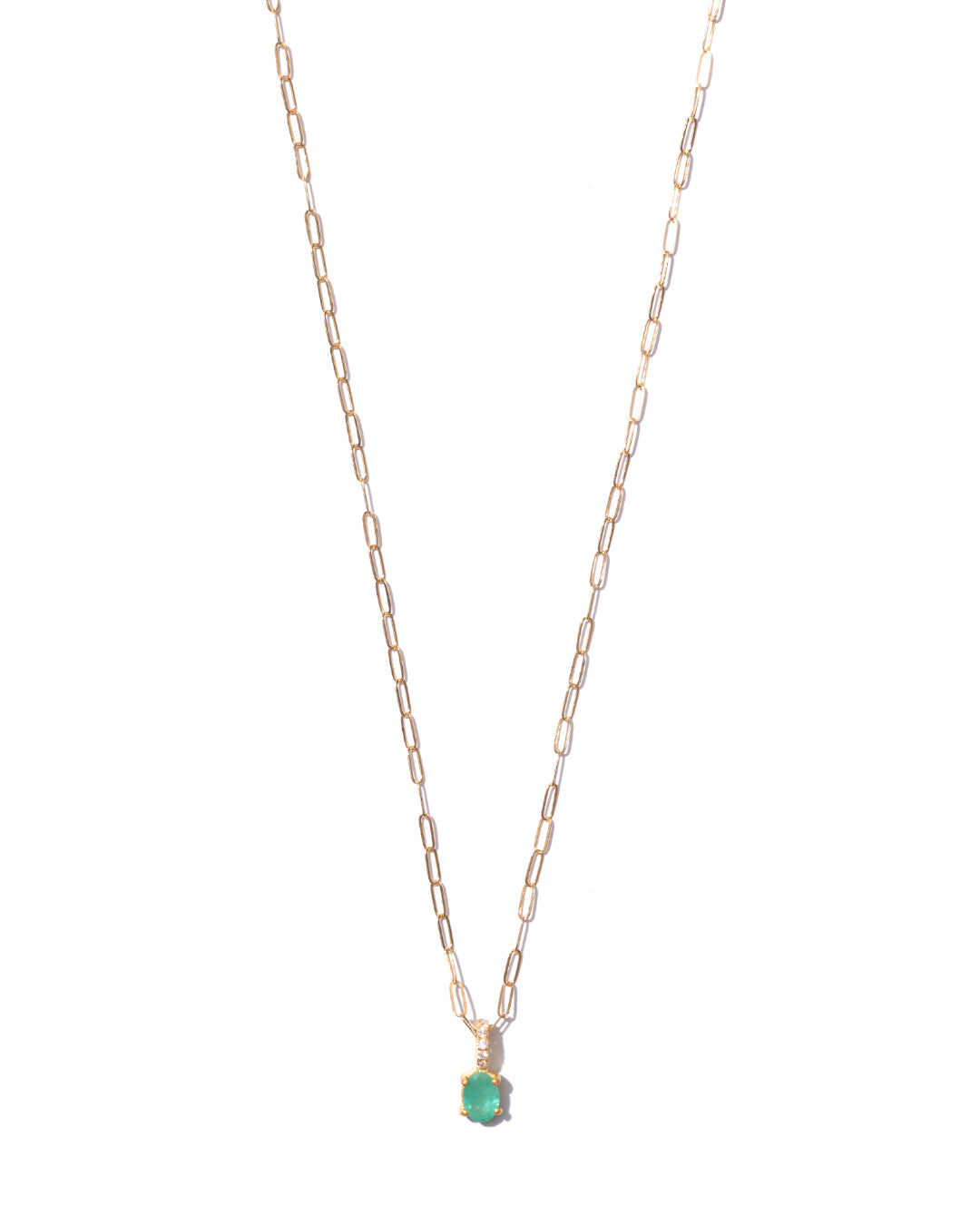 RAW-STONE CHARM - Emerald -  #796