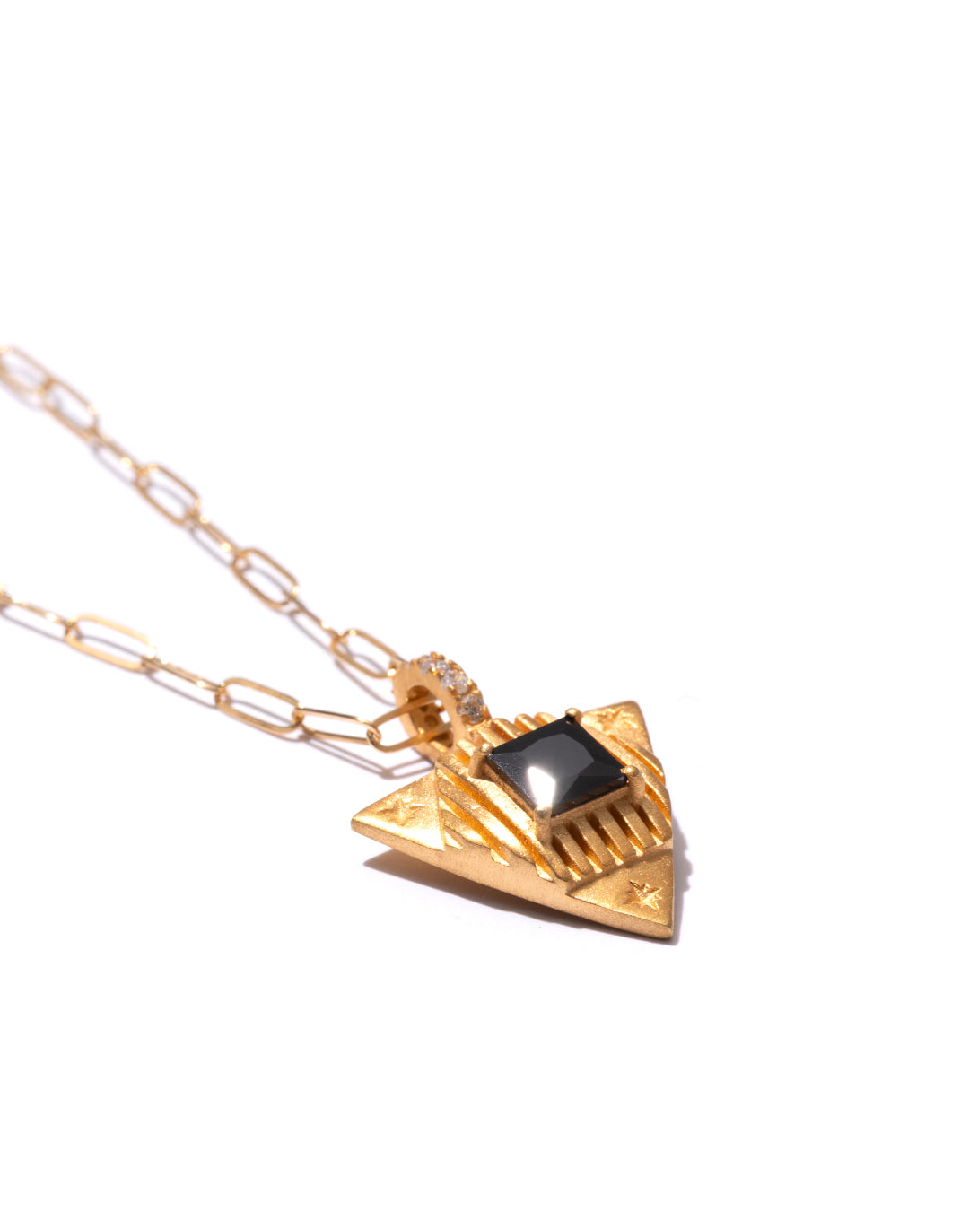 RAW-STONE CHARM - Onyx -  #860
