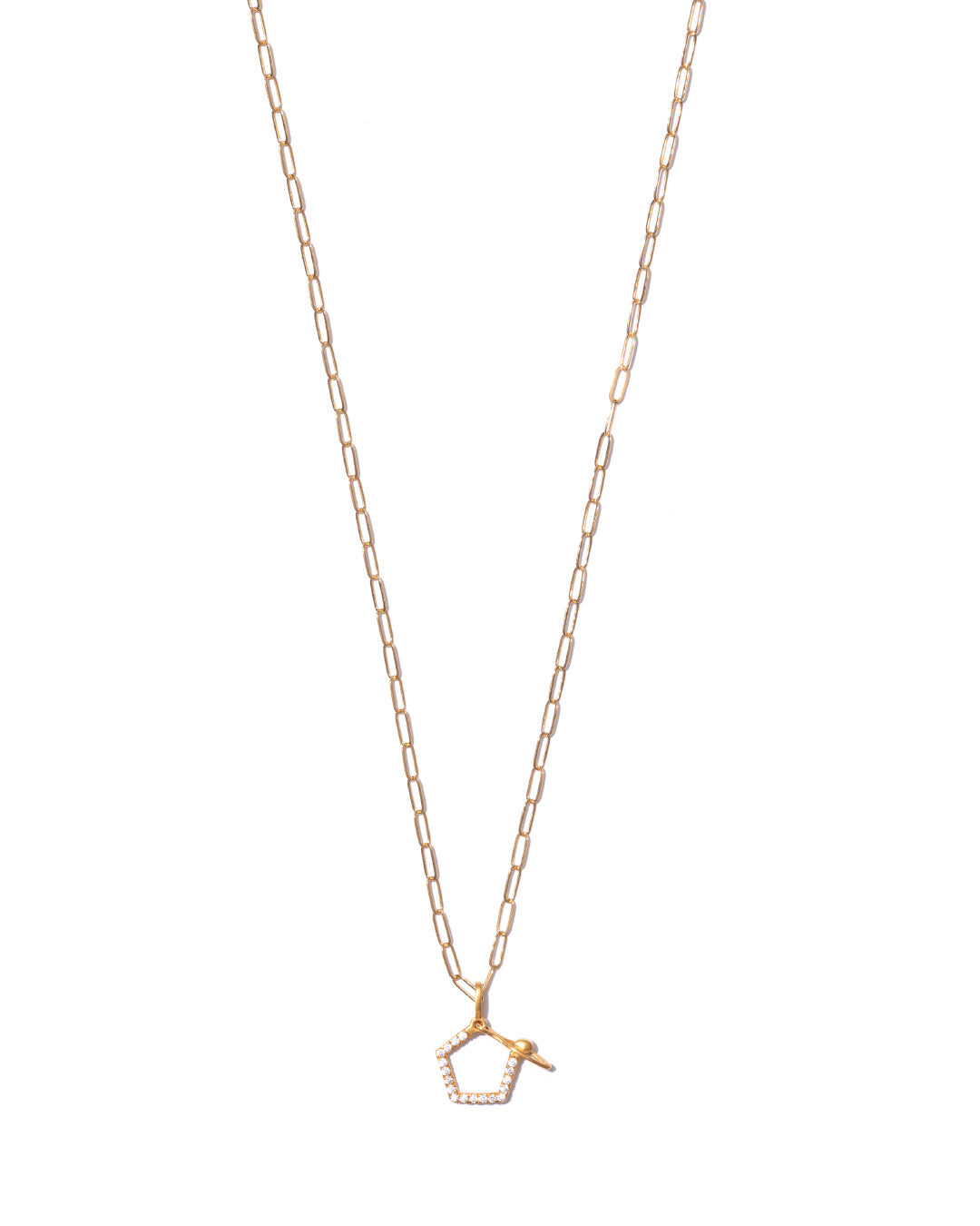 RAW-STONE CHARM - Cubic Zirconia -  #865