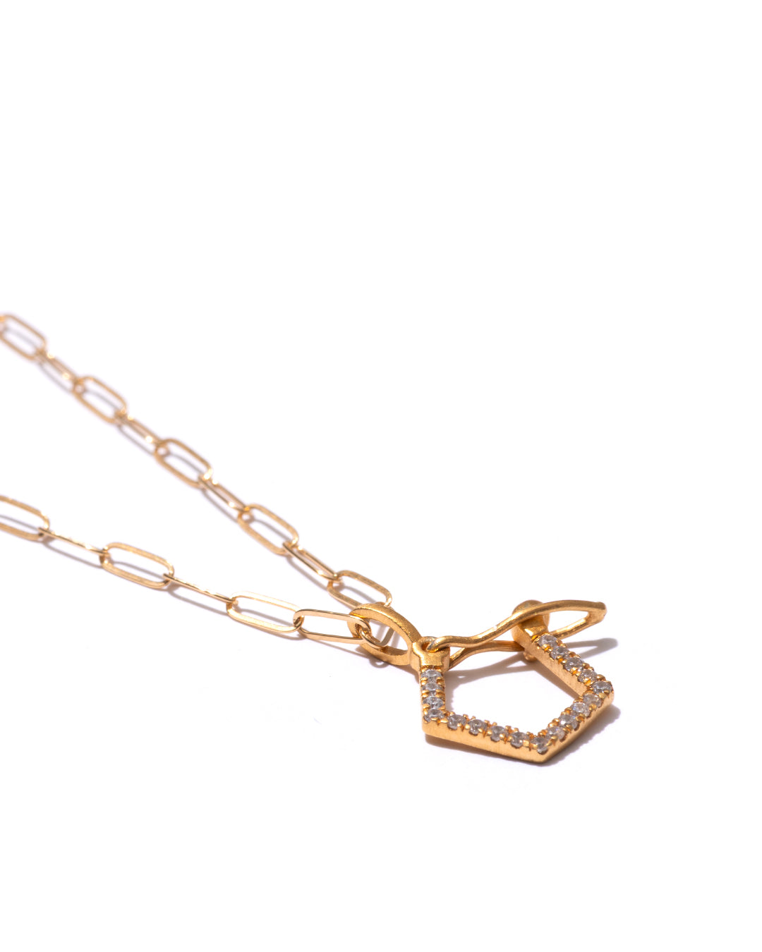 RAW-STONE CHARM - Cubic Zirconia -  #865