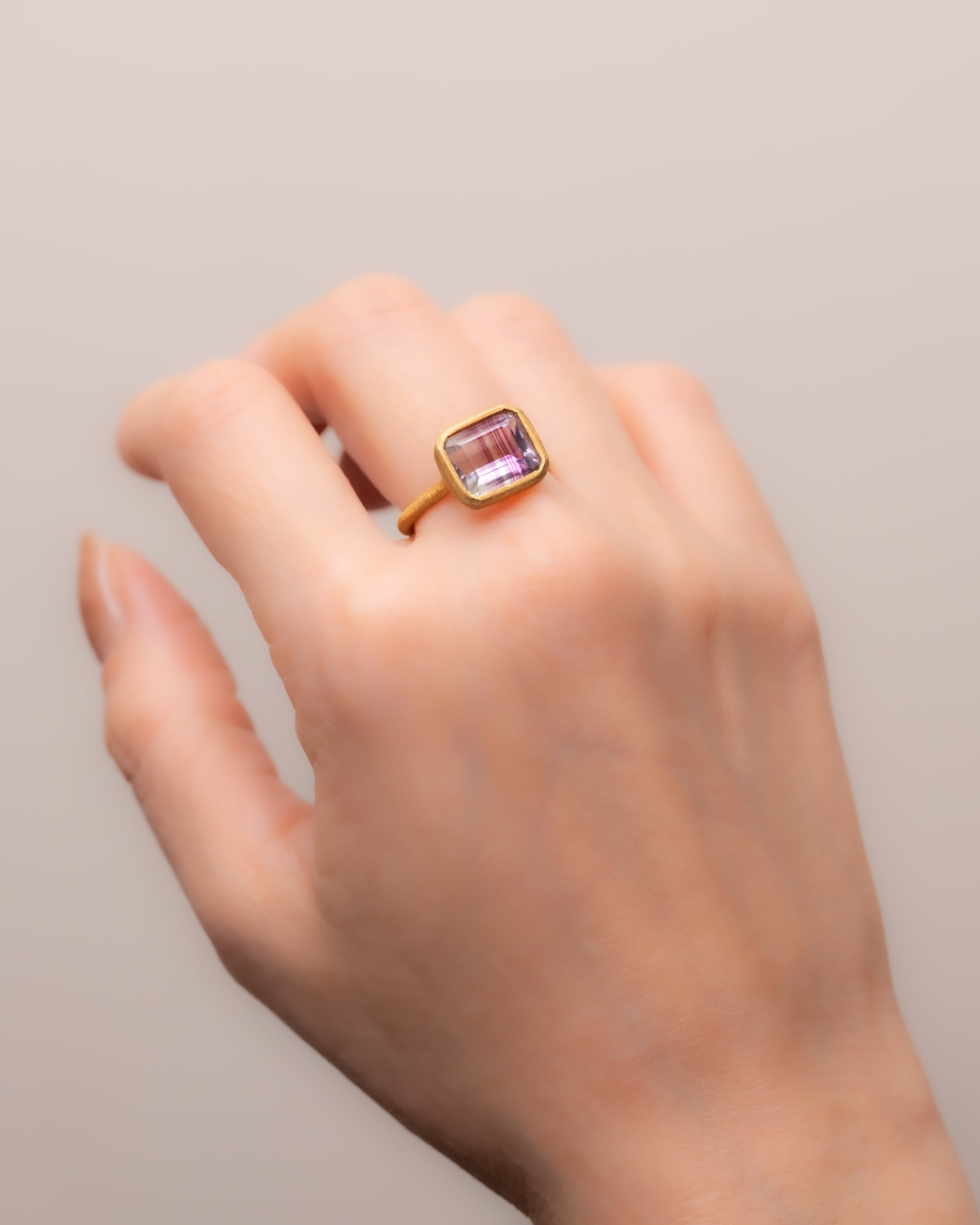 RAW-STONE RING - Fluorite - #1554 – Kui Co. online