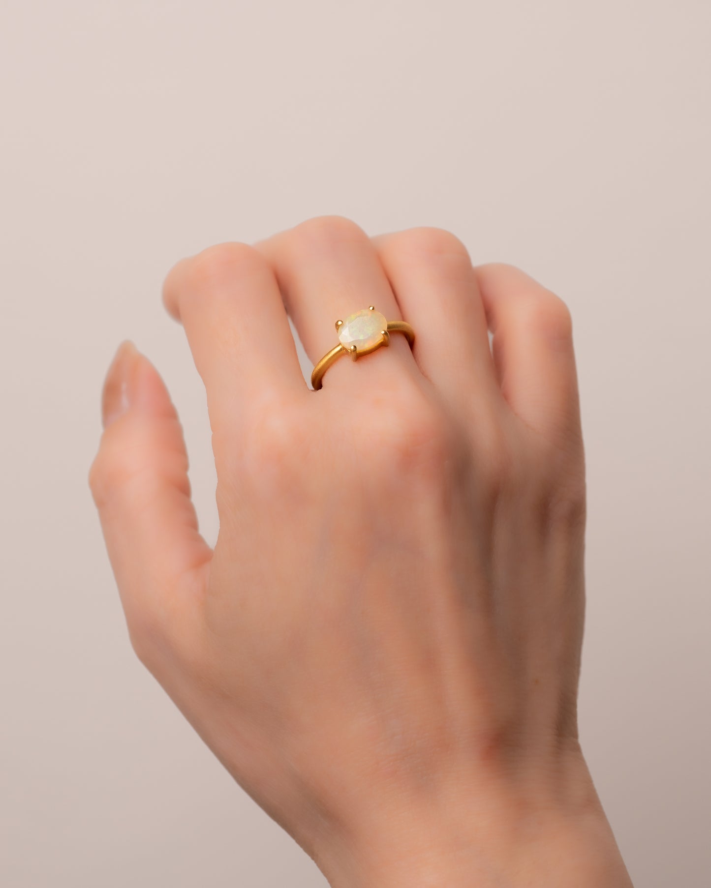 RAW-STONE RING - Opal -  #1632
