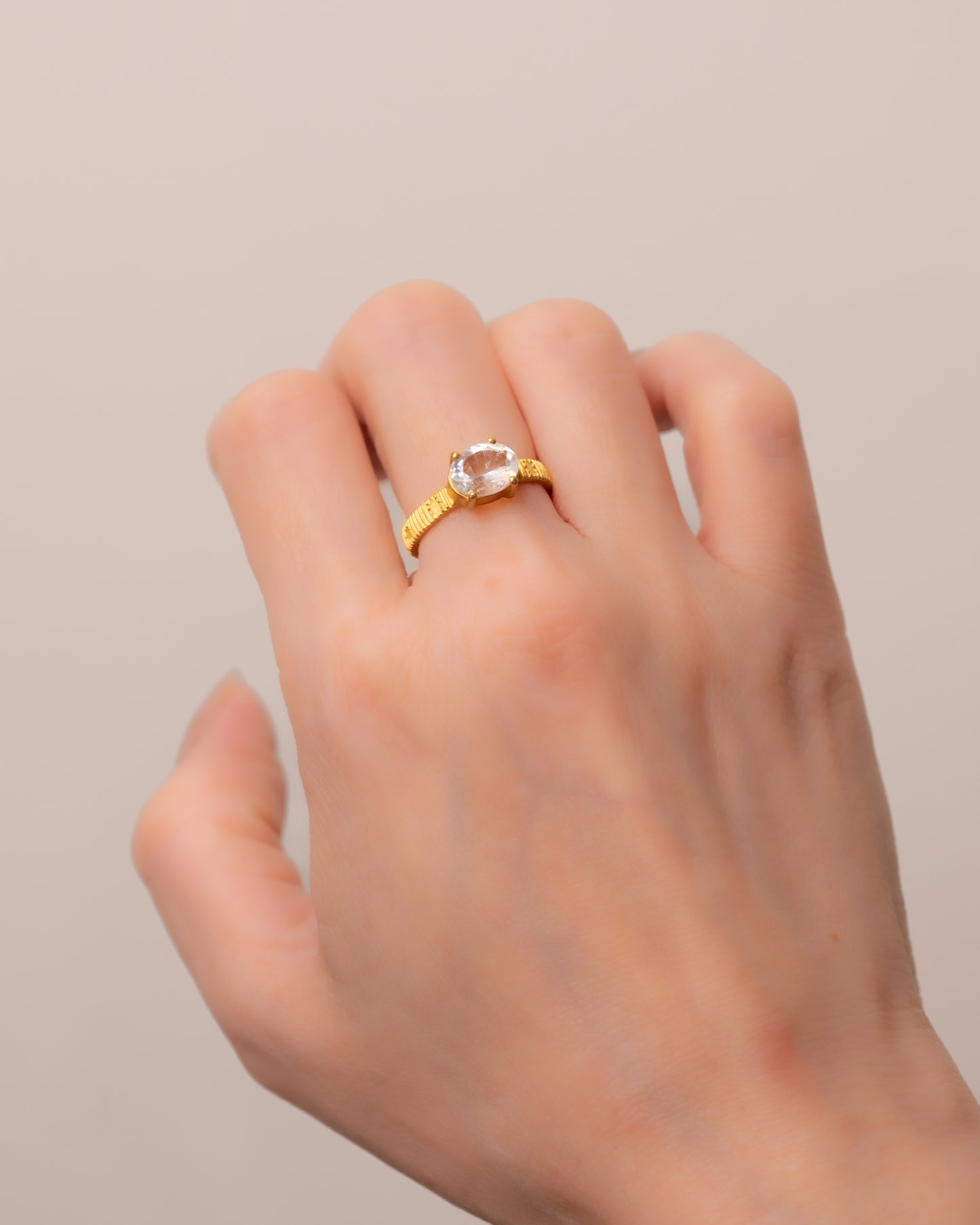 LINO RING - Moonstone -  #035