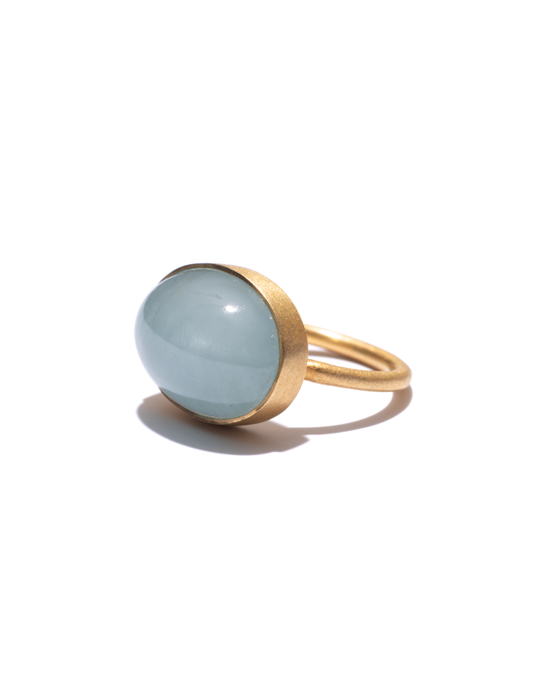 RAW-STONE RING - Aquamarine -  #1148