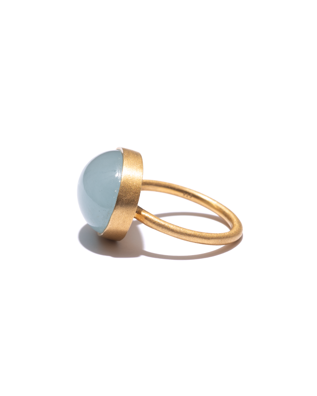 RAW-STONE RING - Aquamarine -  #1148