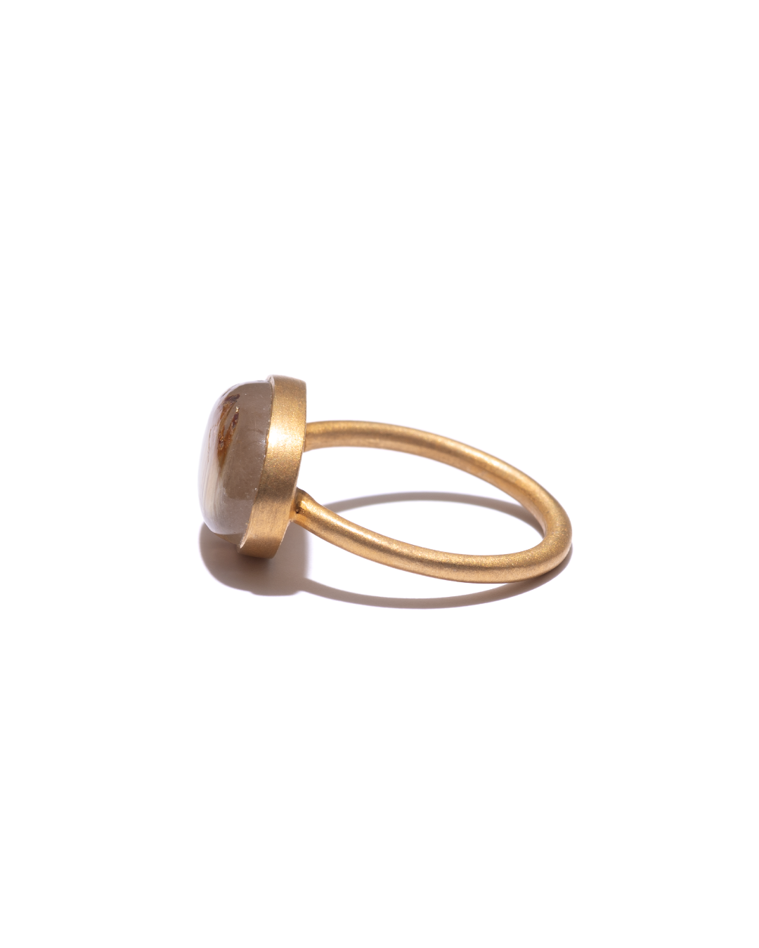 RAW-STONE RING - Rutilated Quartz -  #1401