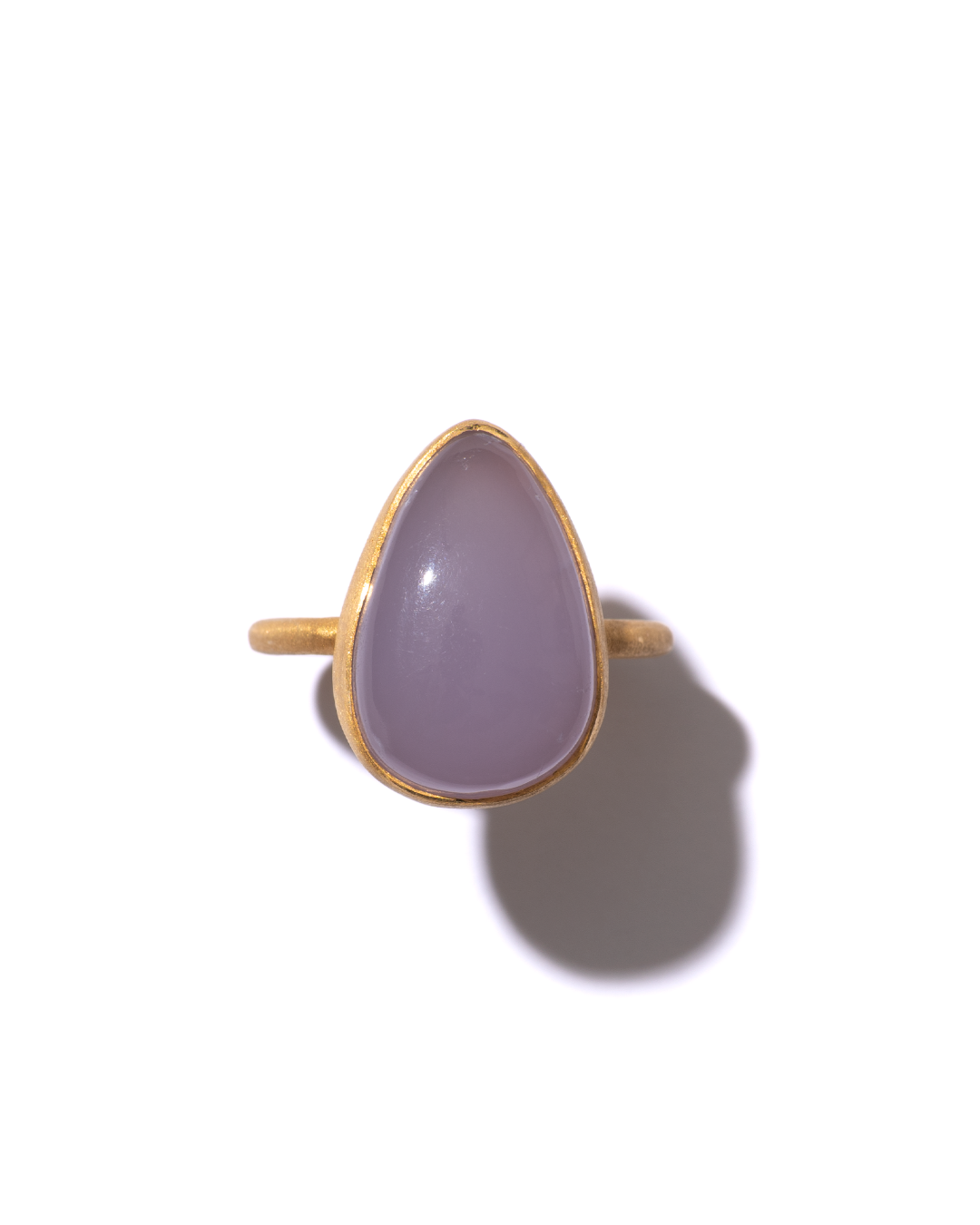 RAW-STONE RING - Chalcedony -  #1463