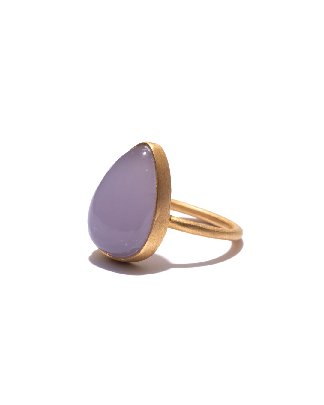 RAW-STONE RING - Chalcedony -  #1463
