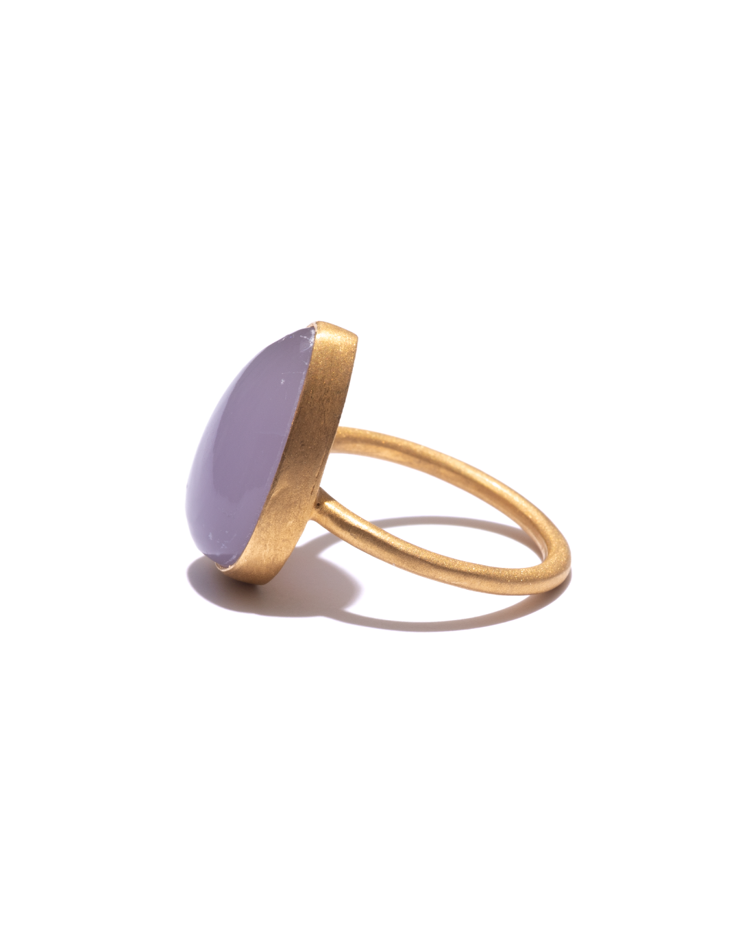 RAW-STONE RING - Chalcedony -  #1463