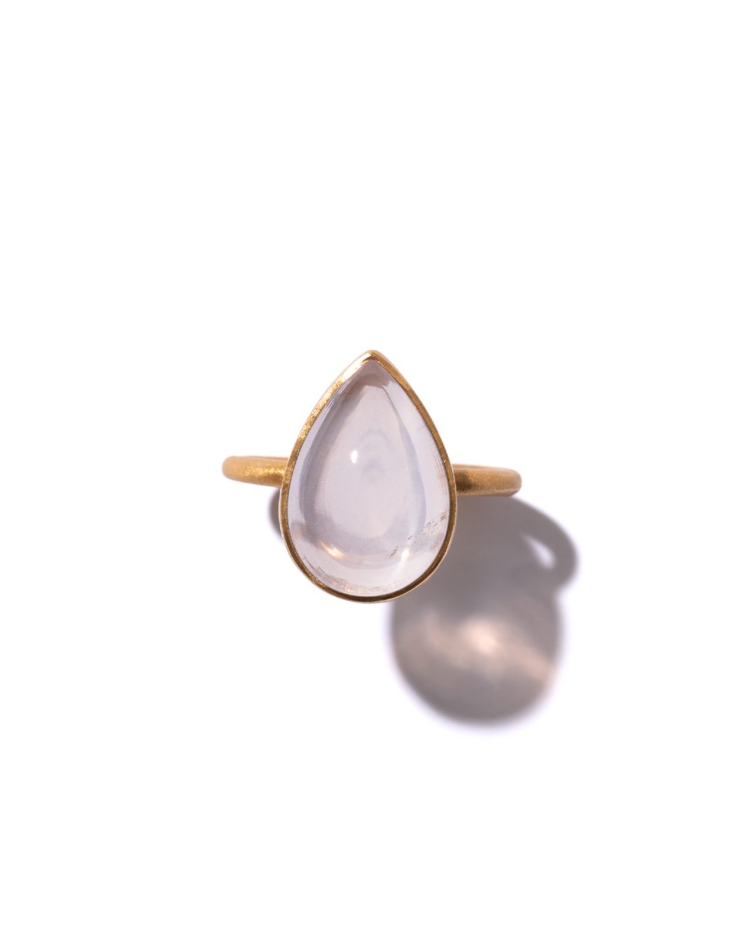 RAW-STONE RING - Rose Quartz -  #1534