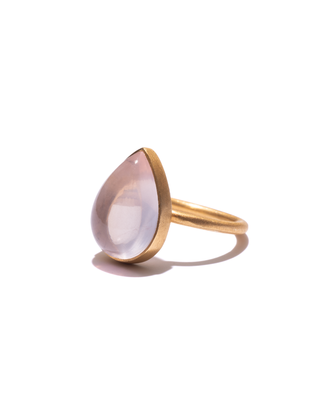 RAW-STONE RING - Rose Quartz -  #1534