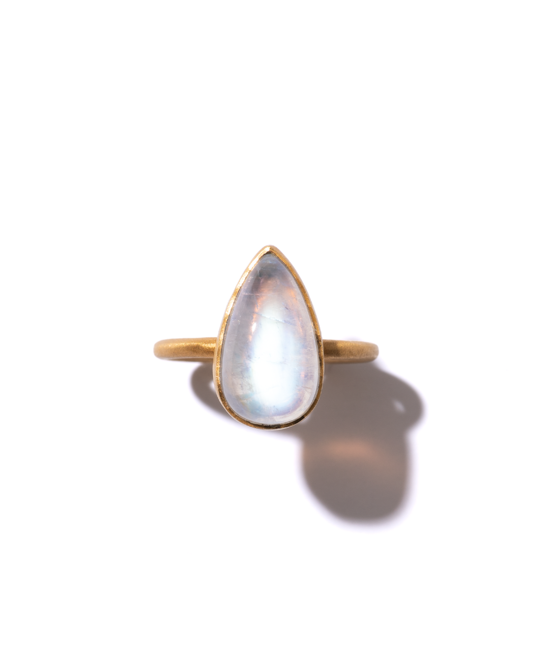 RAW-STONE RING - Moonstone -  #1438