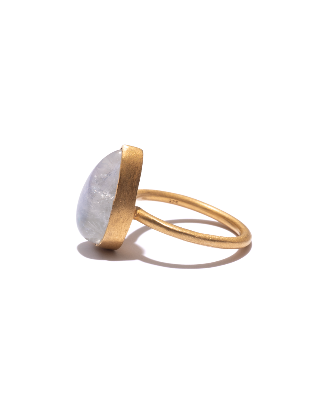 RAW-STONE RING - Moonstone -  #1438