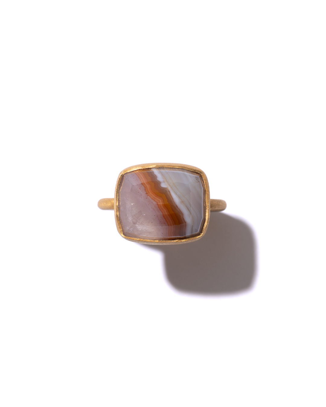 BANDED RING  -  Agate -  #123
