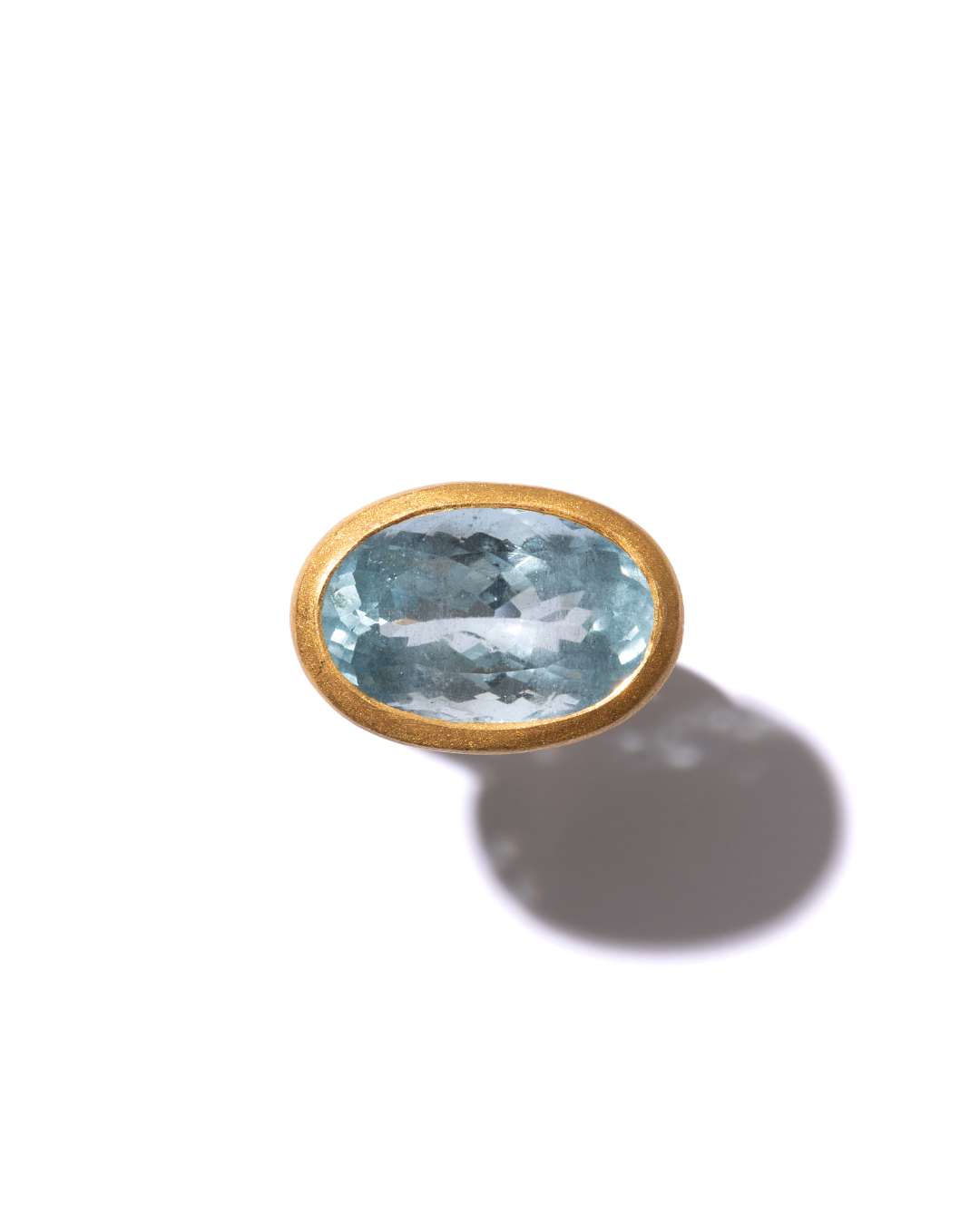 RAW-STONE RING  -  Aquamarine -  #1446