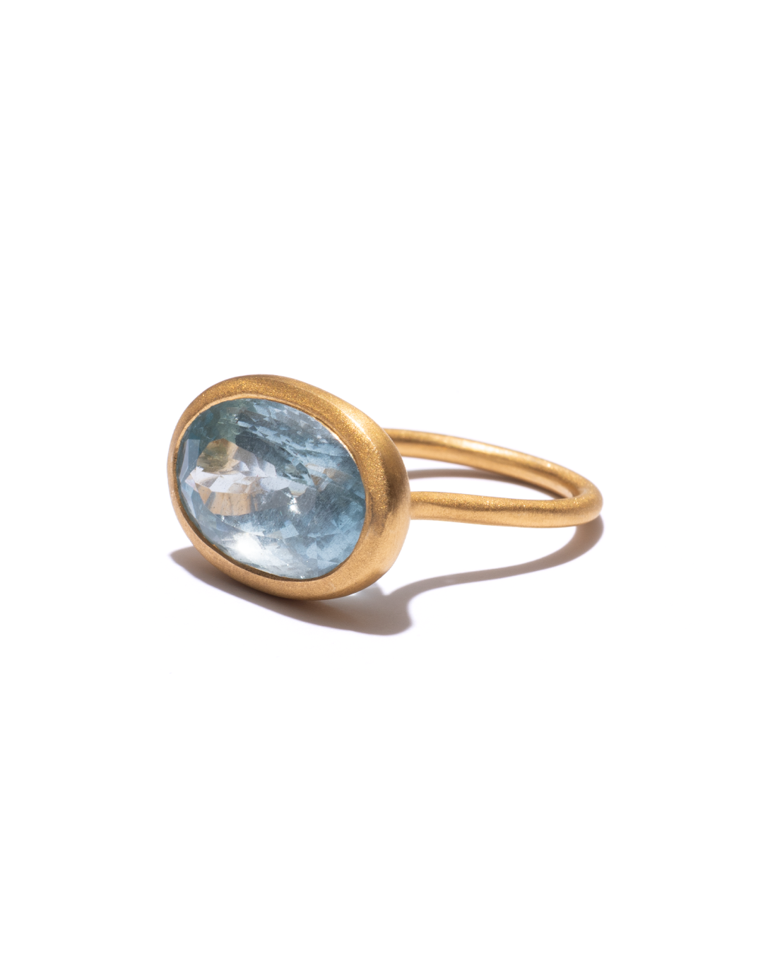 RAW-STONE RING  -  Aquamarine -  #1446