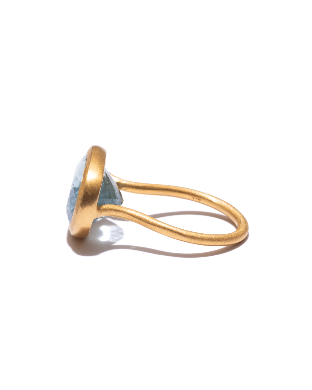 RAW-STONE RING  -  Aquamarine -  #1446