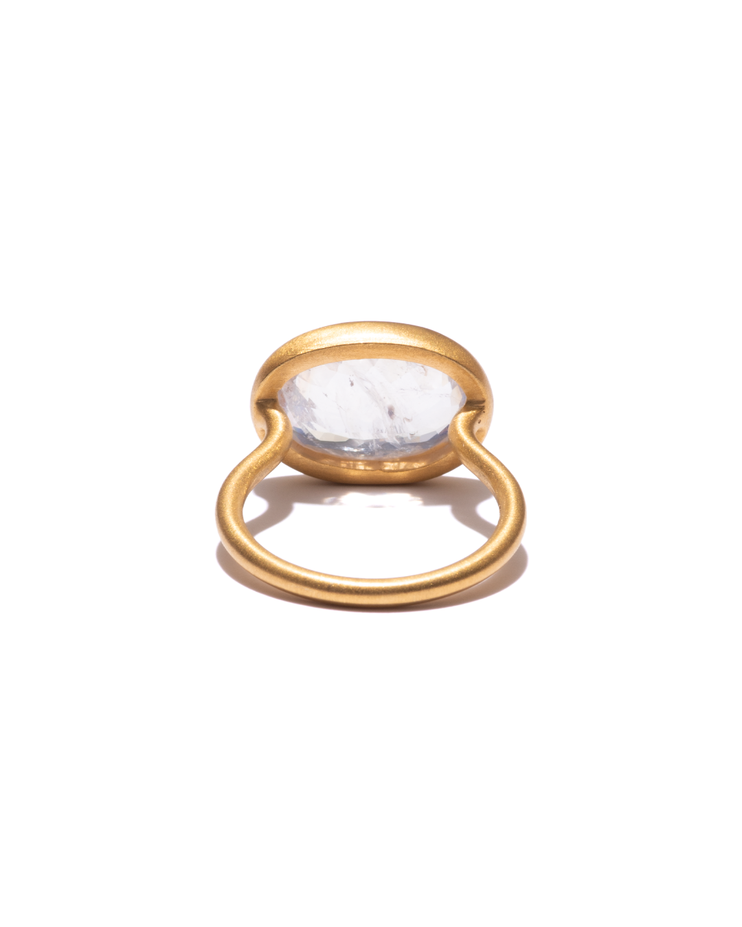 RAW-STONE RING  -  Moonstone -  #1635