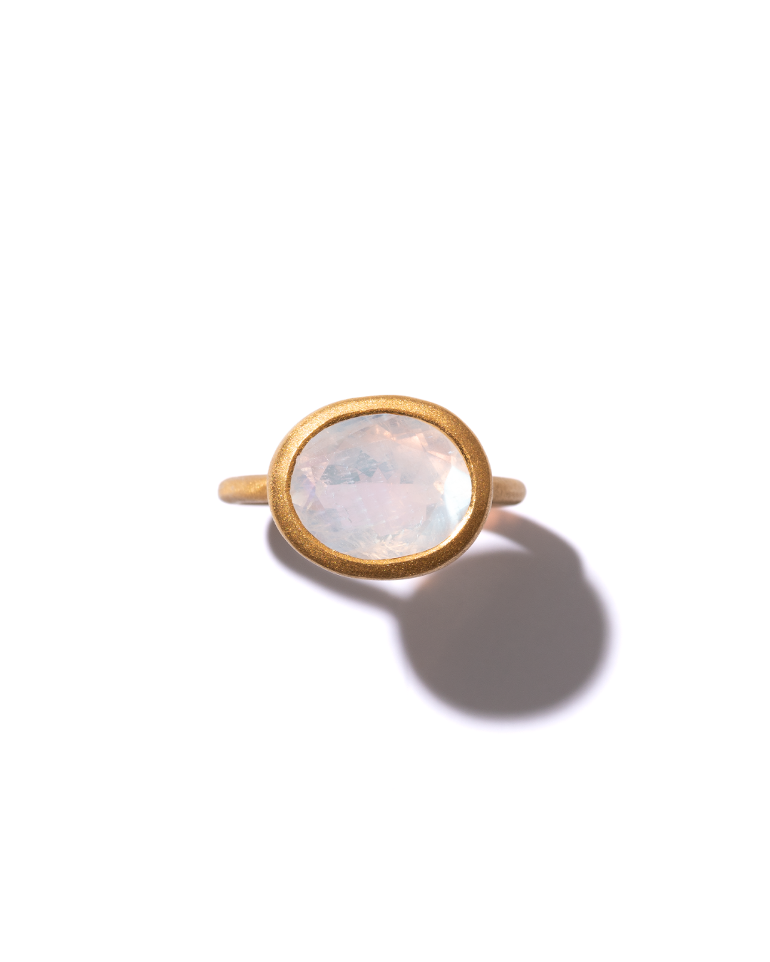 RAW-STONE RING - Moonstone -  #1604