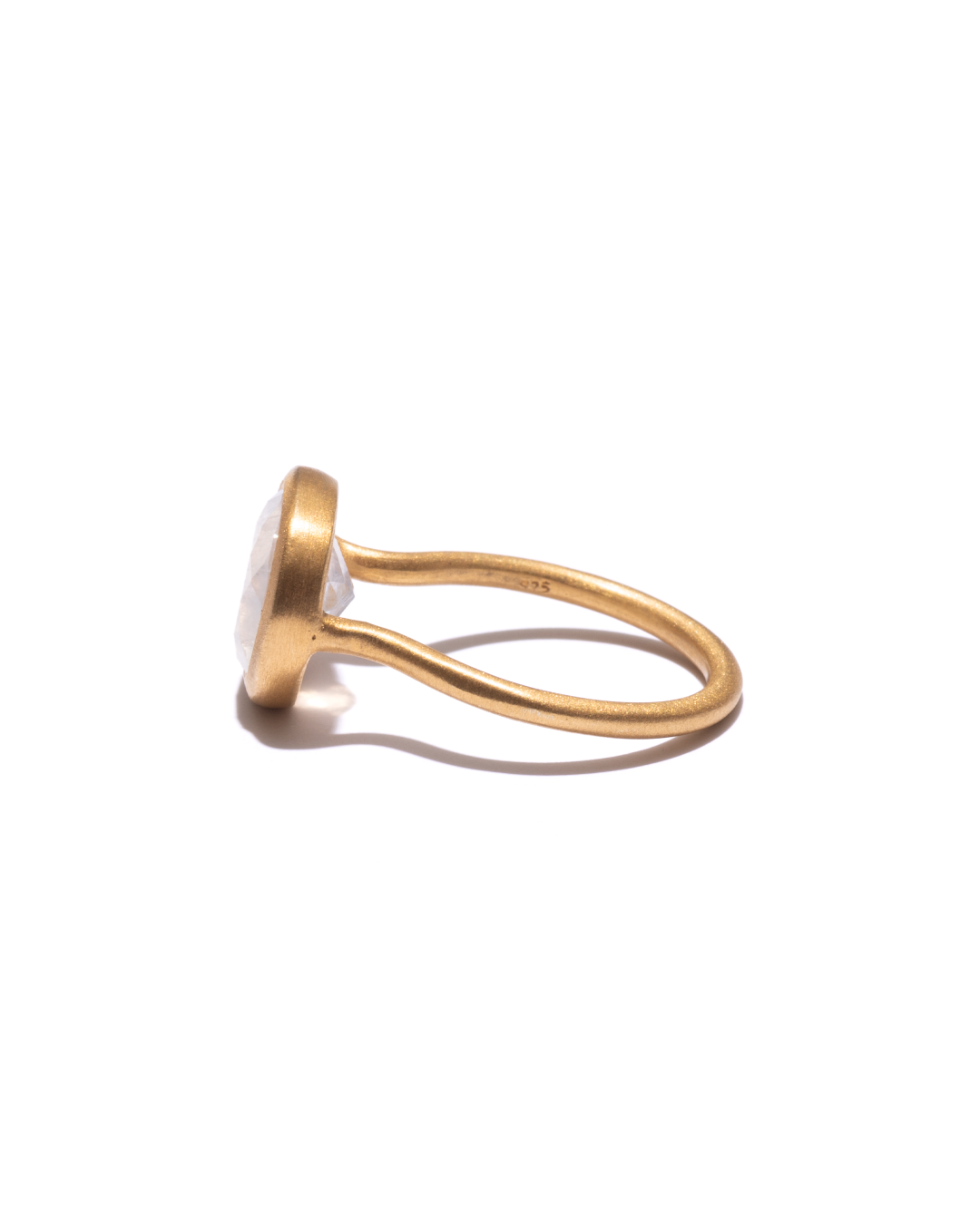 RAW-STONE RING - Moonstone -  #1604