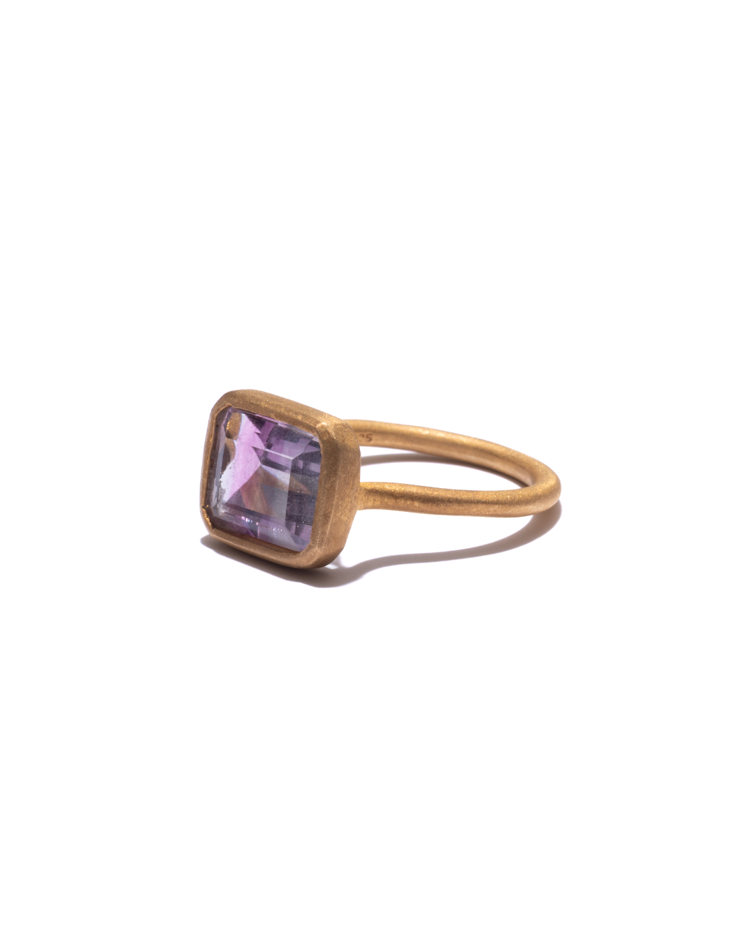 RAW-STONE RING  -  Fluorite -  #1554