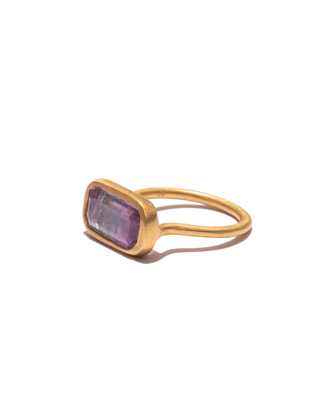 RAW-STONE RING - Tourmaline -  #1578