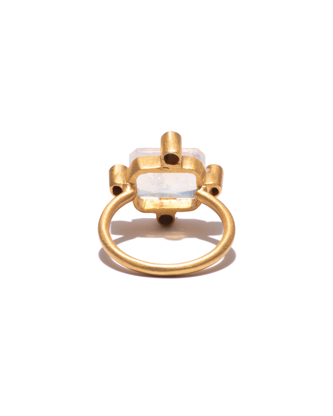 RAW-STONE RING - Moonstone -  #1568