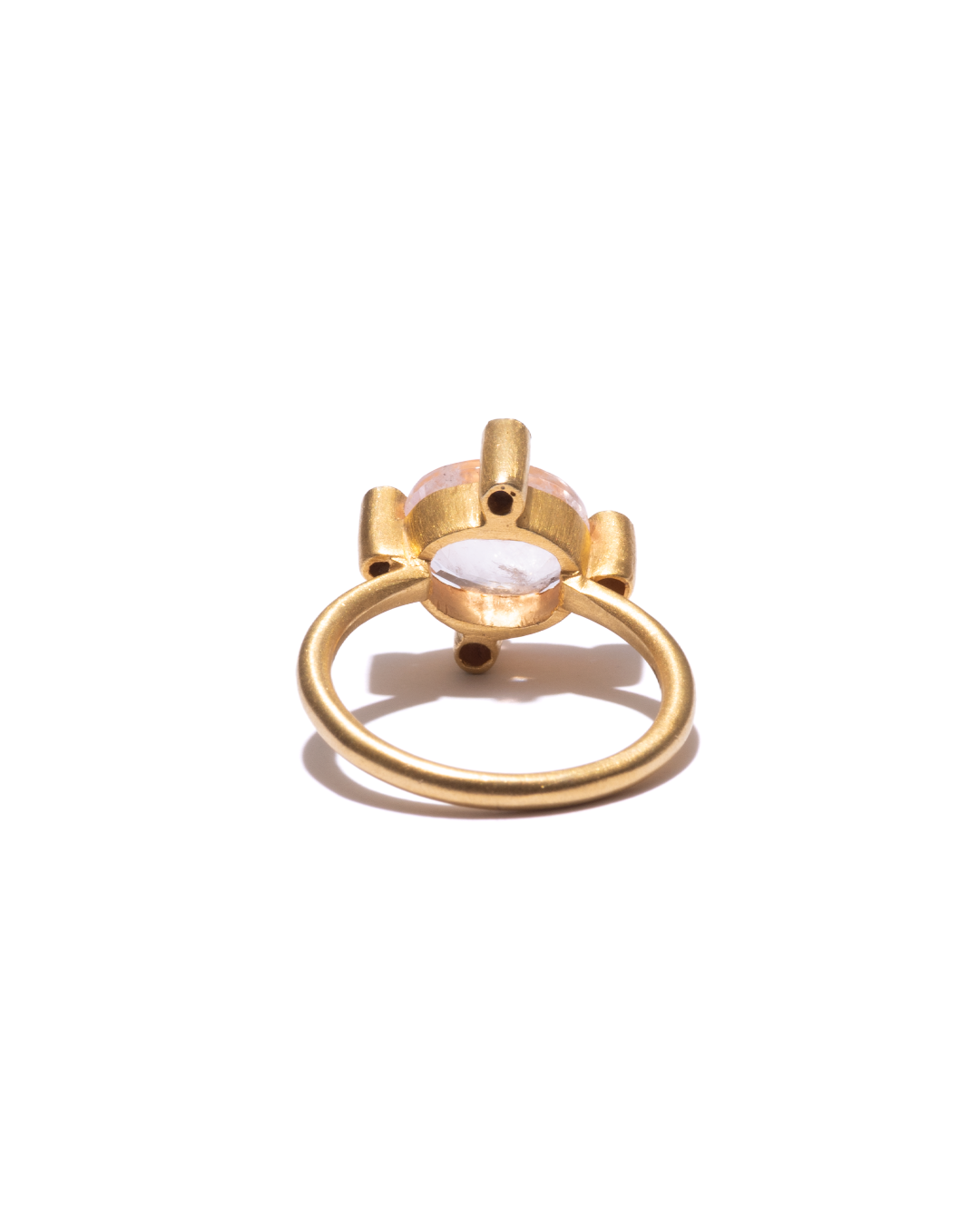RAW-STONE RING - Morganite -  #978