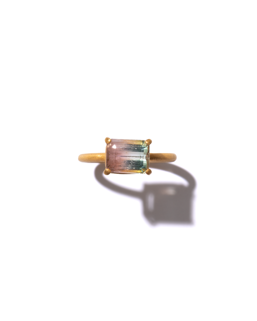 RAW-STONE RING - Tourmaline -  #1582