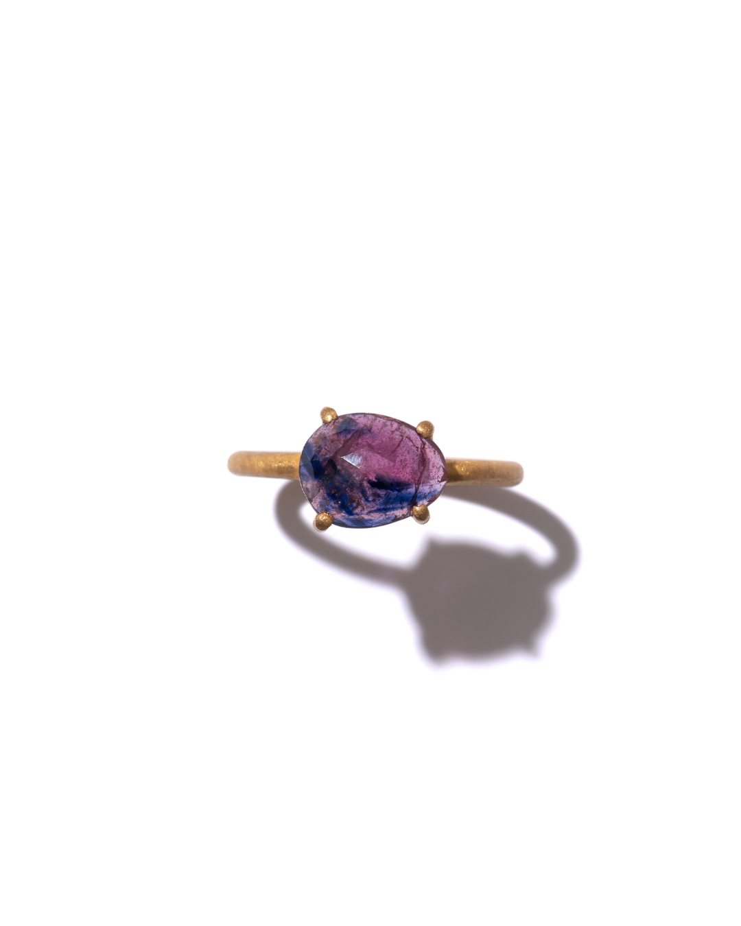 RAW-STONE RING - Windsor Sapphire -  #1542