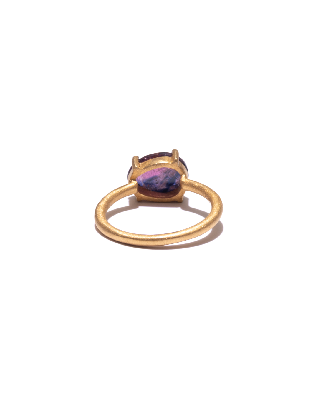 RAW-STONE RING - Windsor Sapphire -  #1542