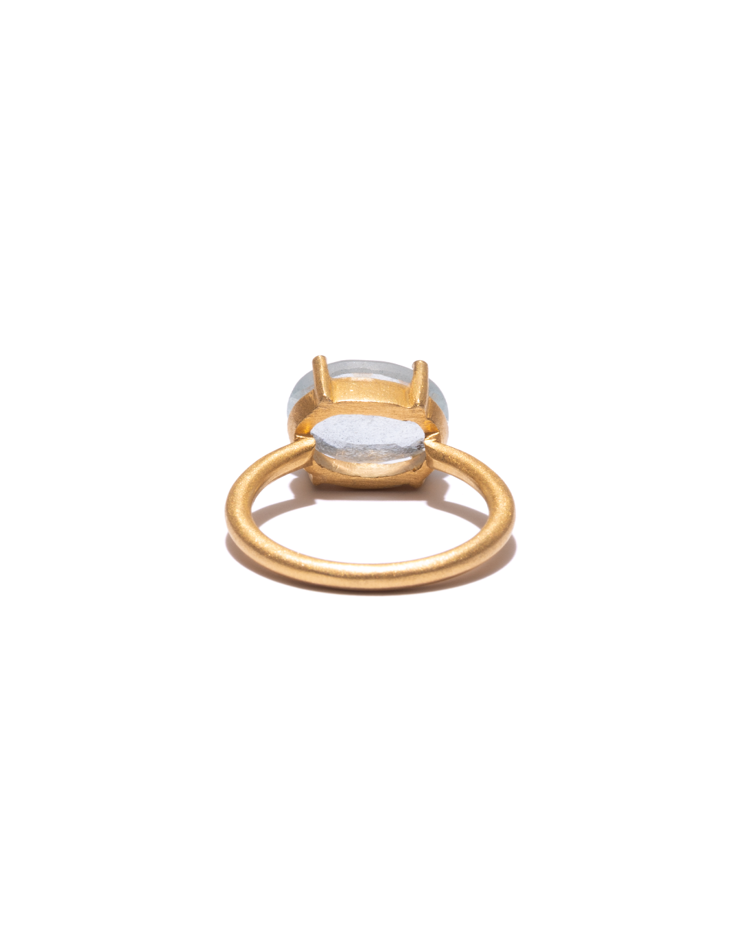 RAW-STONE RING - Aquamarine -  #1152