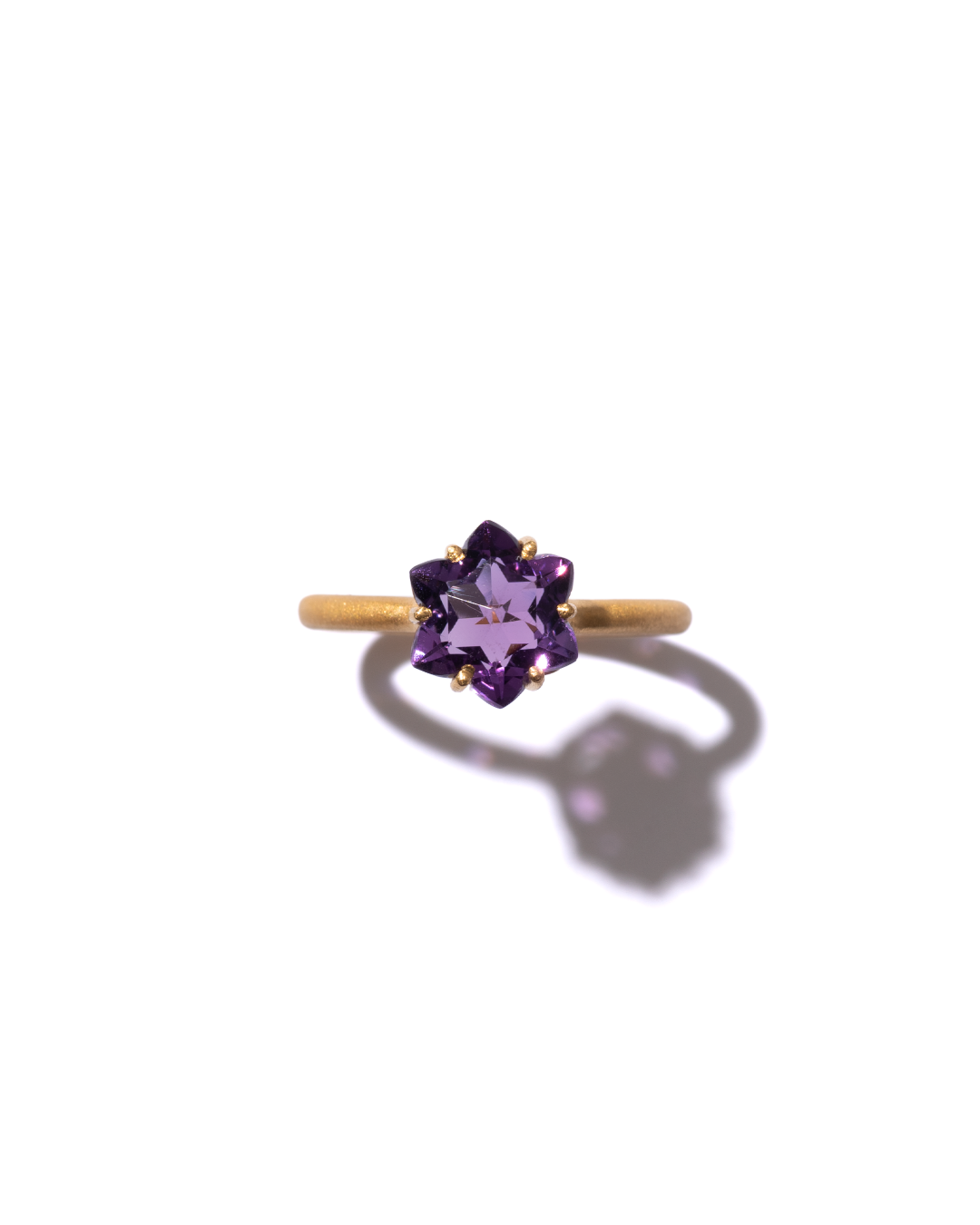 RAW-STONE RING - Amethyst -  #1660
