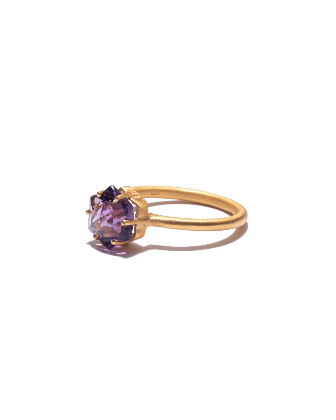 RAW-STONE RING - Amethyst -  #1660