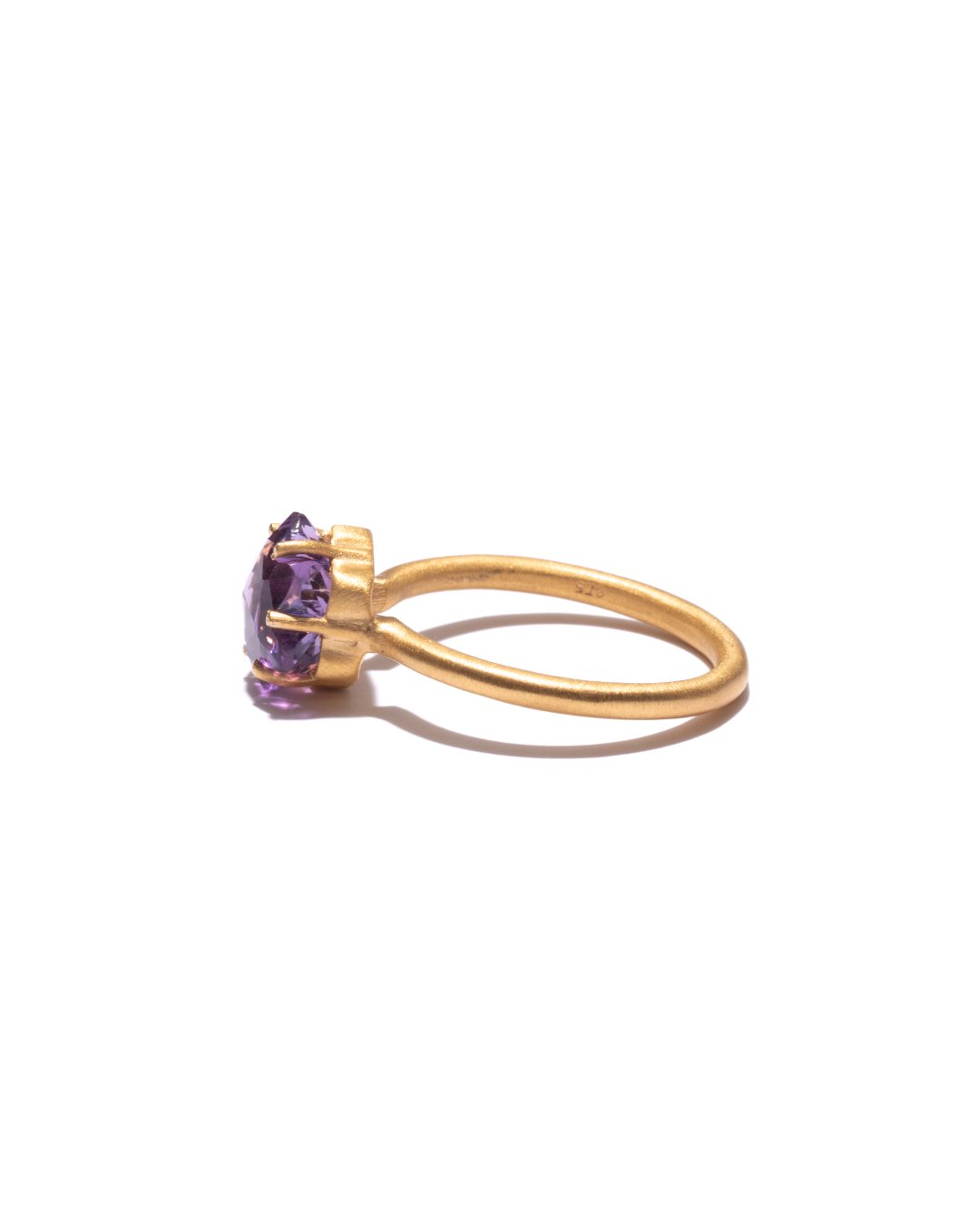 RAW-STONE RING - Amethyst -  #1660