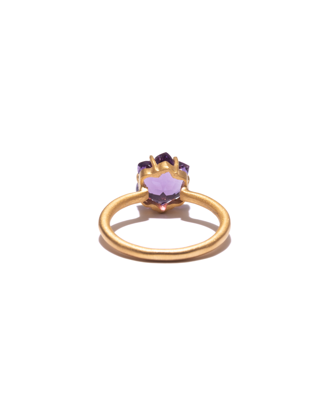 RAW-STONE RING - Amethyst -  #1660