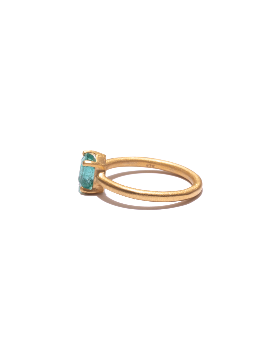 RAW-STONE RING - Emerald -  #1649