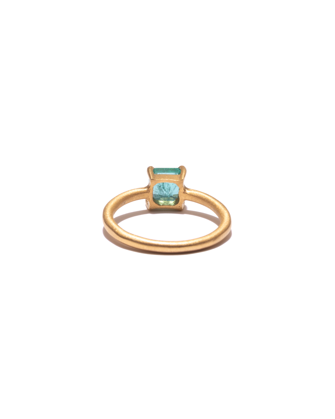 RAW-STONE RING - Emerald -  #1649