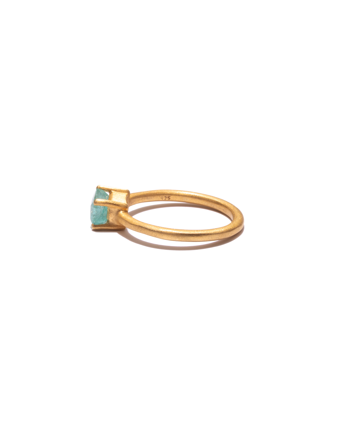RAW-STONE RING - Emerald -  #1539