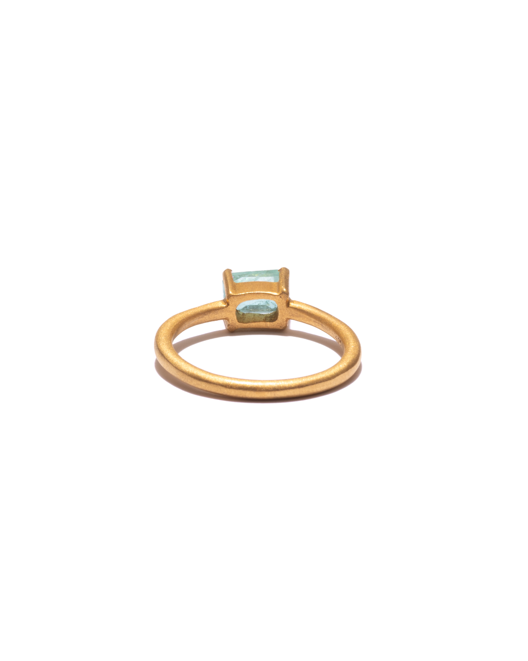 RAW-STONE RING - Emerald -  #1539