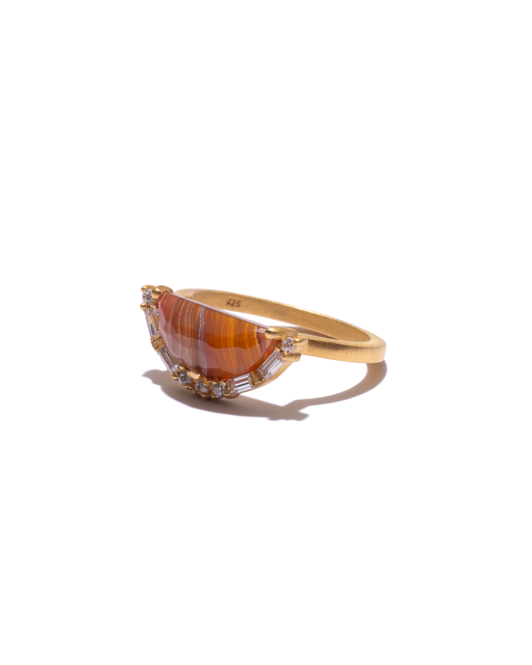 BANDED RING - Laguna Agate -  #167
