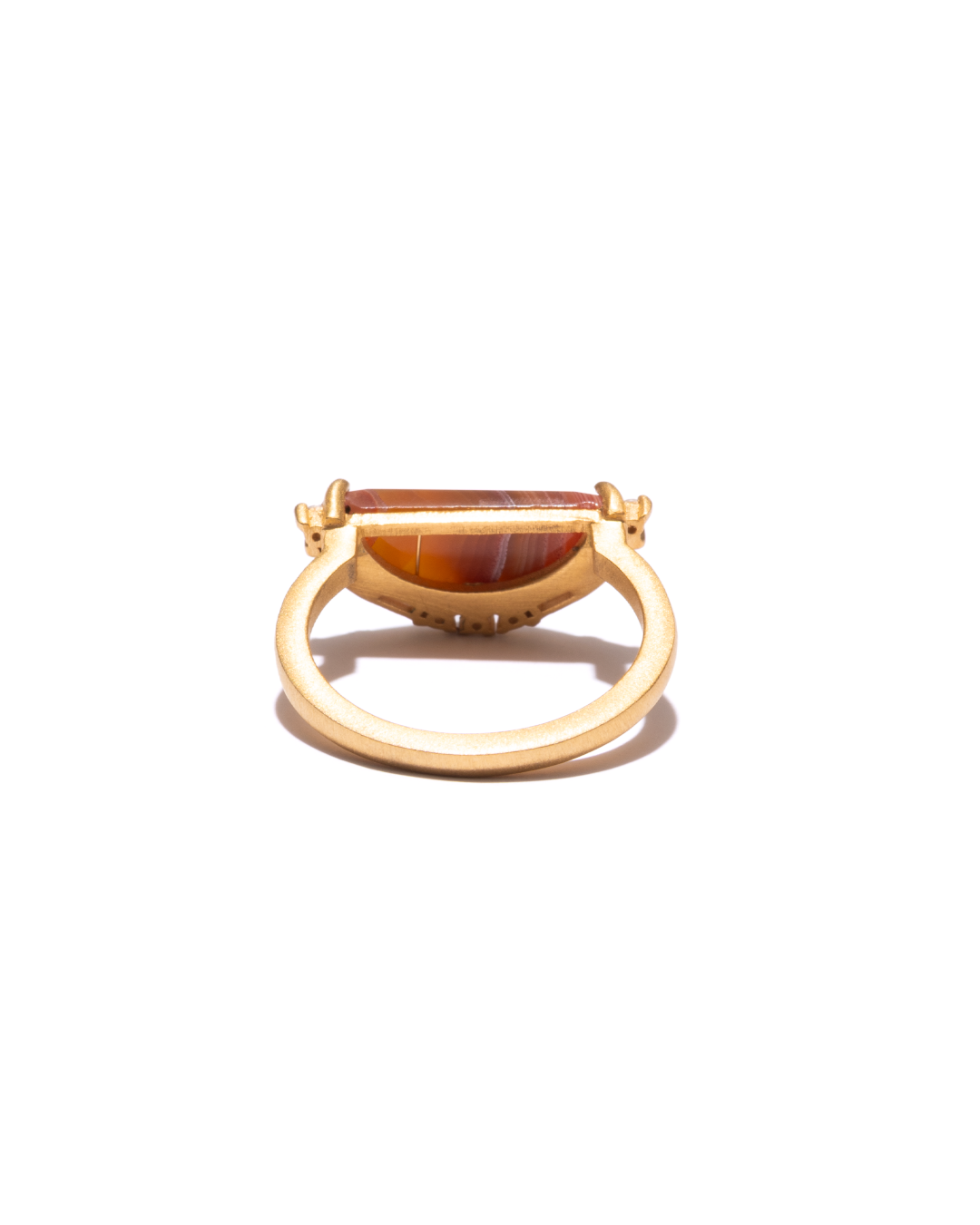 BANDED RING - Laguna Agate -  #167