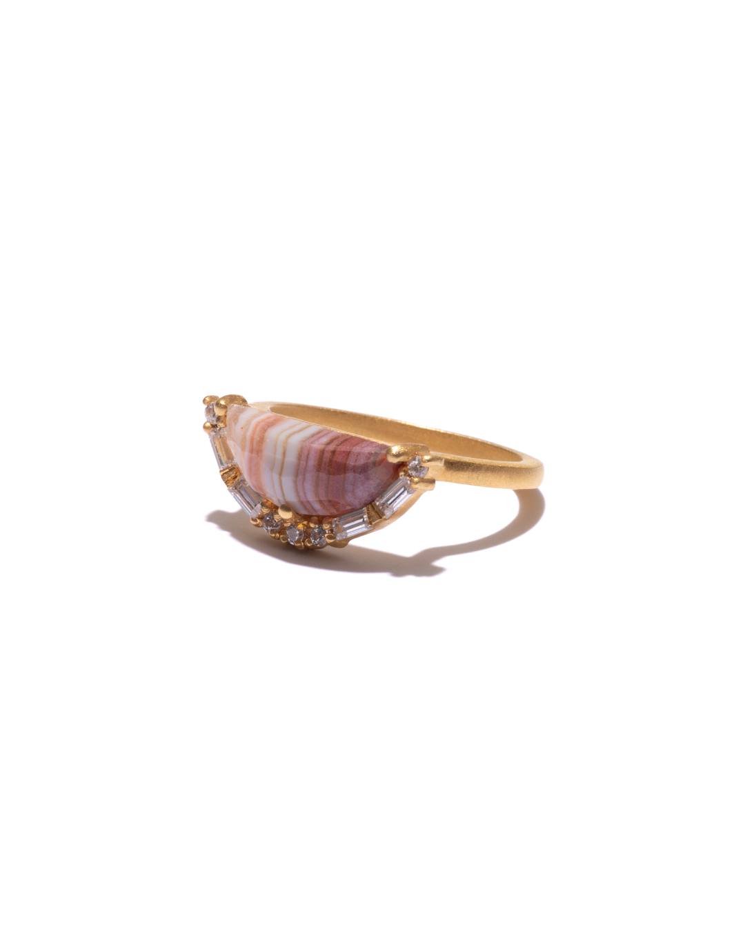 BANDED RING  -  Dryhead Agate -  #125